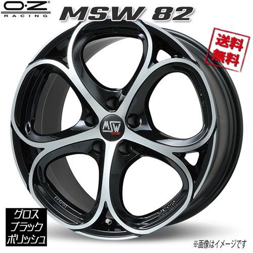 OZ Racing OZレーシング MSW82 グロスブラックポリッシュ 18インチ