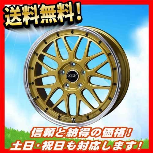ホイール新品 4本セット TAW トライアルファ レオウィング FM9 ゴールド 20インチ 5H114.3 8.5J+38  業販4本購入で送料無料