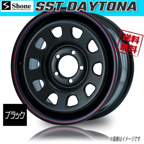 ホイール新品 4本セット SHONE SST DAYTONA ブラック キャップ設定なし デイトナ 16インチ 5H139.7 5.5J-20 φ110 業販4本購入で送料無料