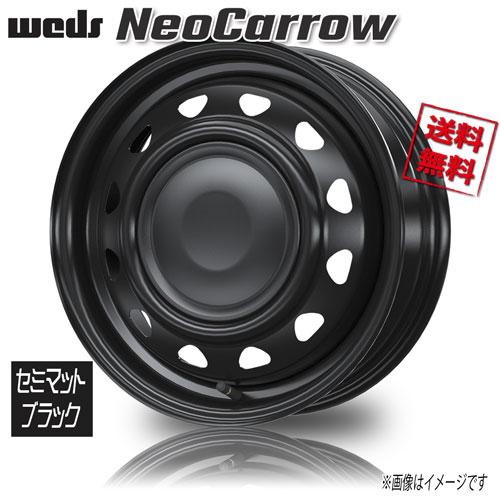 WEDS（ウェッズ） ホイール新品 4本セット ネオキャロ セミマットBK