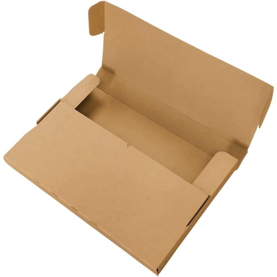 A5 段ボール ダンボール テープ不要 5枚セット 茶色 送料無料 内寸約  