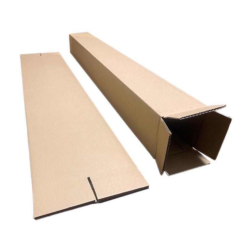 ゴルフ ポスター 長物 段ボール ダンボール 2枚セット 茶色 内寸約125mmx125mmx1210mm 紙の厚さ5mm 日本製 ゴルフクラブ ポスター 長物 収納 梱包 | 