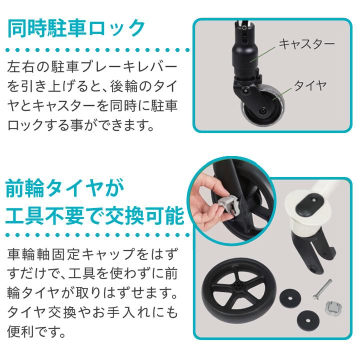 Tacaof シルバーカー スワリナII 室内用歩行車 幸和製作所 WAW38 歩行
