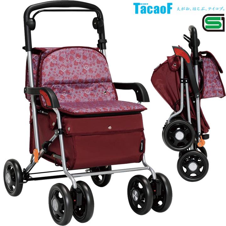 Tacaof シルバーカー 手押し車 老人用 カート カウート2