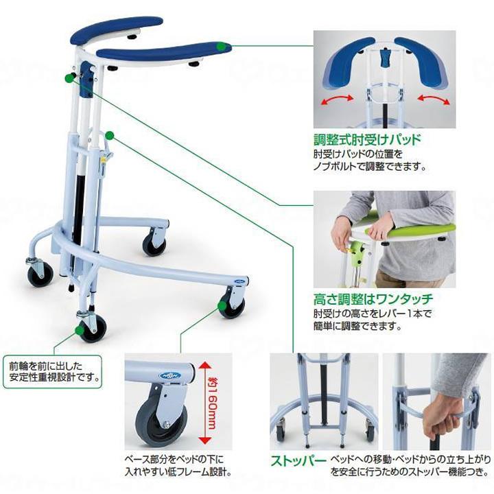 日進医療器 介護用歩行器　定価53,900円 歩行器 日進医療器(車イス) 【通販モノタロウ】