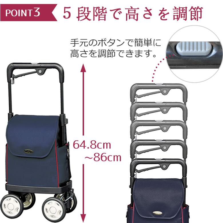 須恵廣工業 シルバーカー ウォーキングキャリー アイカートネオ（i