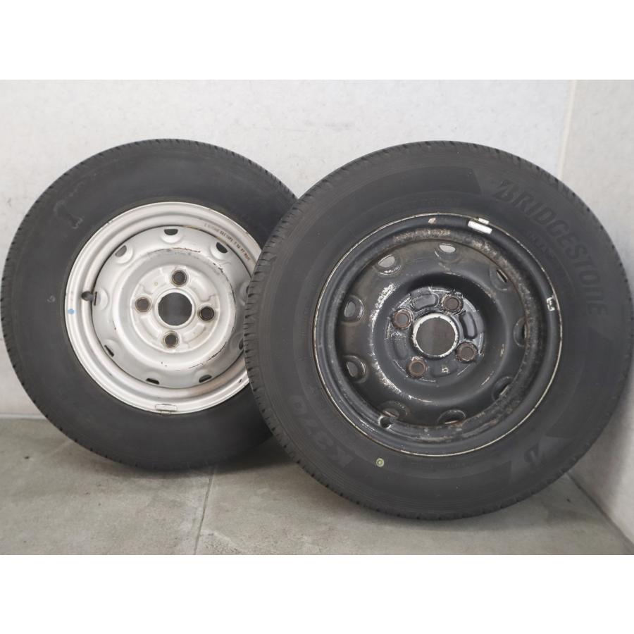 スズキ 純正 12インチ スチールホイール 2本セット 12x4.00B 4穴 PCD