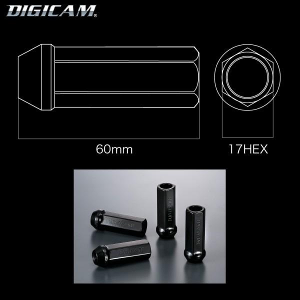 17HEX貫通60mm/20個入り/アコード/CL1，CL7，CL8，CL9/ホンダ/M12×P1.5/クロモリレーシングナット/ロック無し/CN6K6015-20 ホイールナット