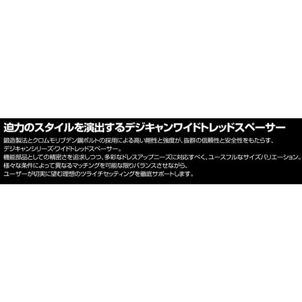 ワイトレ40mm＋専用スペーサー3mm 43mm GT-R/R35/日産/PCD 5H-114.3/DIGICAMスペーサー/2枚1SET｜carus-ap｜02