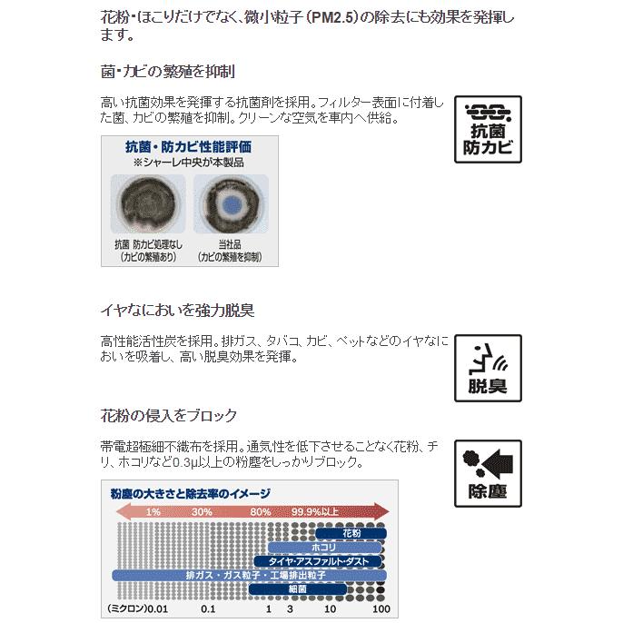 ラピュタ/HP11S,HP21S,HP12S,HP22S/H11.3〜H18.4/マツダ/国産車用エアコンフィルターアエリストフリー/BOSCH｜carus-ap｜04