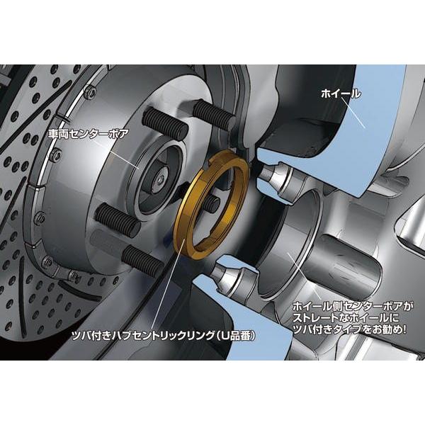 KYO-EI 日本製 デリカD5/4WD/三菱/超軽量軽合金製ツバ付ハブリング/外