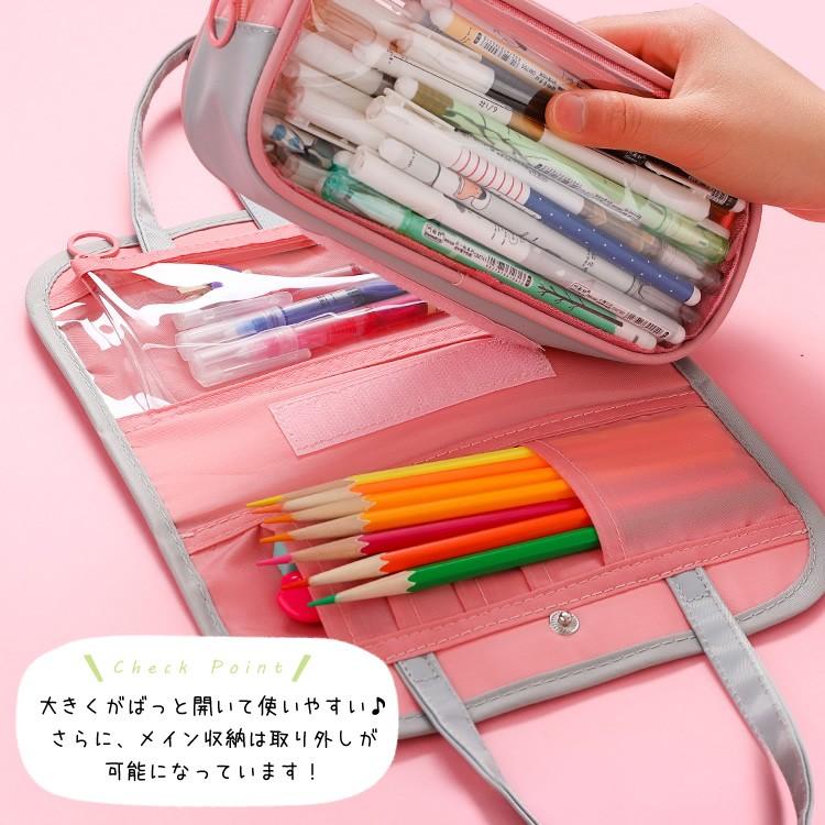 ペンケース 筆箱 おしゃれ 大容量 手提げ 化粧 コスメポーチ かわいい ペンシルケース 筆記用具 文房具 小学生 学生 日本郵便送料無料 K250 Pen Case Carvus 通販 Yahoo ショッピング