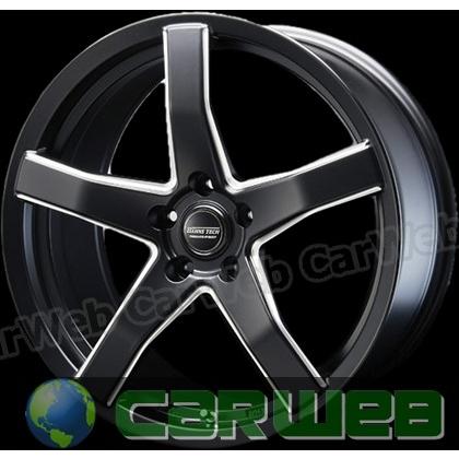 BLEST (ブレスト) BAHNS TECH V-05 19インチ 8.5J PCD:114.3 穴数:5 inset:36 セミグロスブラック/ミーリング [ホイール1本単位]H