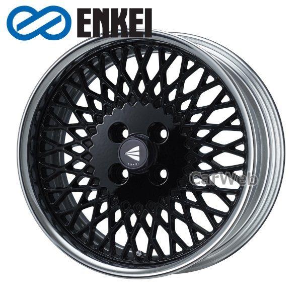 ENKEI/エンケイ MESH 4 Neo/Hi Disk (メッシュ4 ネオ) 17インチ 9.0J PCD:100 穴数:4 inset:3 ブラック [ホイール1本]