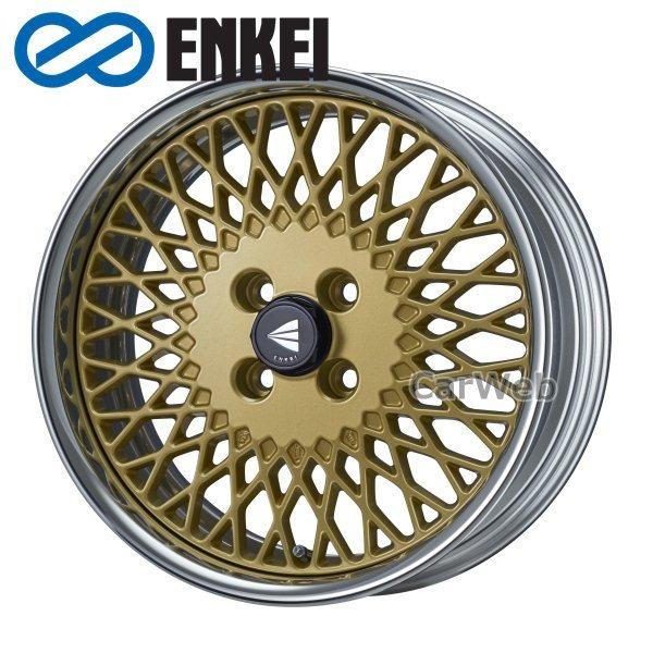 ENKEI/エンケイ MESH 4 Neo/Hi Disk (メッシュ4 ネオ) 17インチ 9.0J PCD:100 穴数:4 inset:28 ゴールド [ホイール4本セット]