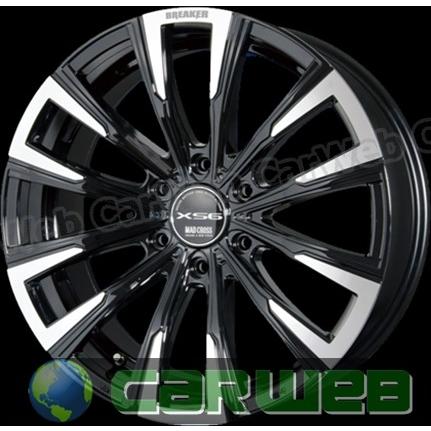 MAD CROSS BREAKER XS6 (マッド クロス ブレイカー XS6) ブラックポリッシュ 18インチ 7.0J PCD:139.7  穴数:6 inset:38 HOT STUFF [ホイール1本単位] :hotstuff01208:カーウェブ 2号店 - 通販 -
