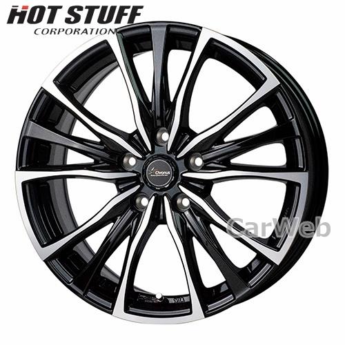 Chronus CH-110 17インチ 7.0J PCD:114.3 穴数:5 inset:48 メタリックブラックポリッシュ (MB/P) (クロノス CH110) HOT STUFF [ホイール1本]