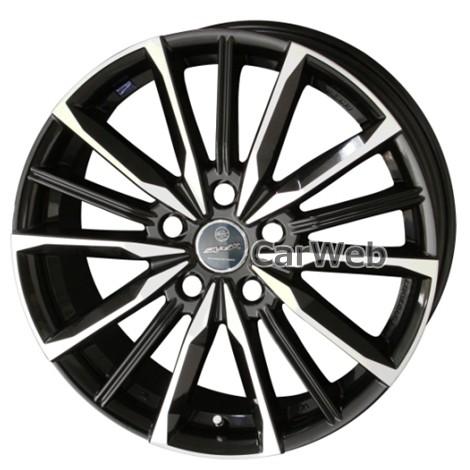 SMACK VALKYRIE 15インチ 6.0J PCD:114.3 穴数:5 inset:53 サファイアブラックメタリック/ポリッシュ (ヴァルキリー) 共豊 [ホイール4本セット]