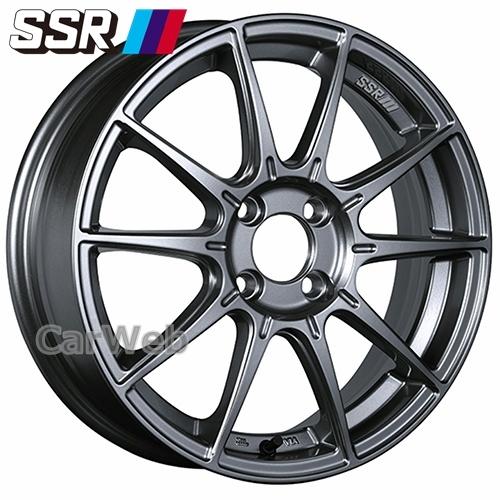 SSR GTX01 15インチ 6.0J PCD:100 穴数:4 inset:45 ダークシルバー [ホイール1本]