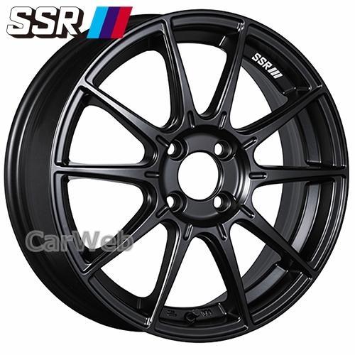 SSR GTX01 15インチ 6.0J PCD:100 穴数:4 inset:45 フラットブラック [ホイール1本]