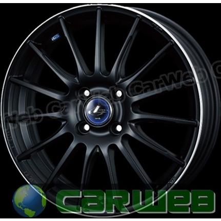 LEONIS NAVIA 05 (レオニス ナヴィア05) 16インチ 5.0J PCD:100 穴数:4 inset:45 マットブラック/リムポリッシュ Weds [ホイール単品4本セット]