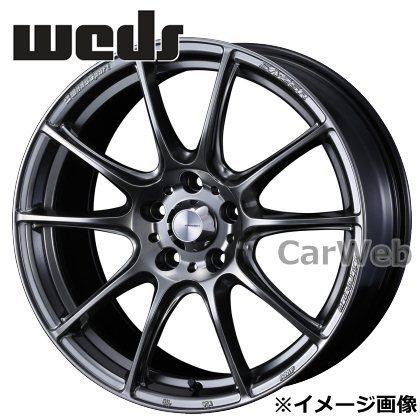 SA25R 15インチ 5.0J PCD:100 穴数:4 inset:45 プラチナシルバーブラック (SA-25R) Weds [ホイール4本セット]
