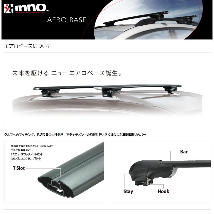 [inno XS350 TR190 XB123/XB115 (ブラック)] トヨタ カローラクロス フラッシュレール付 R3.9〜 ZSG10/ZVG1#系 エアロベース スルータイプ Carmate inno｜carweb｜02