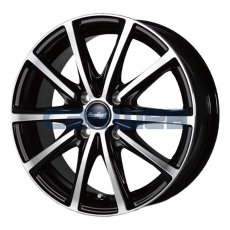 ホイールのみ単品4本セット] MANARAY SPORT / EuroSpeed V25 (BKP) 16