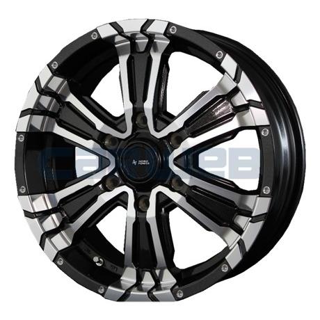 [ホイール1本(単品)] NITRO POWER / CROSS CLAW (BKM) 16インチ×6.5J PCD：139.7 穴数：6 インセット：48