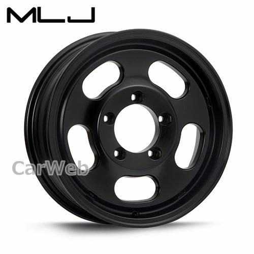 [ホイールのみ単品4本セット] MLJ XTREME-J D:SLOT (Dスロット) 16インチ×5.5J PCD：139.7 穴数：5  インセット：0 サテンブラック :mljst000126:カーウェブ - 通販 - Yahoo!ショッピング