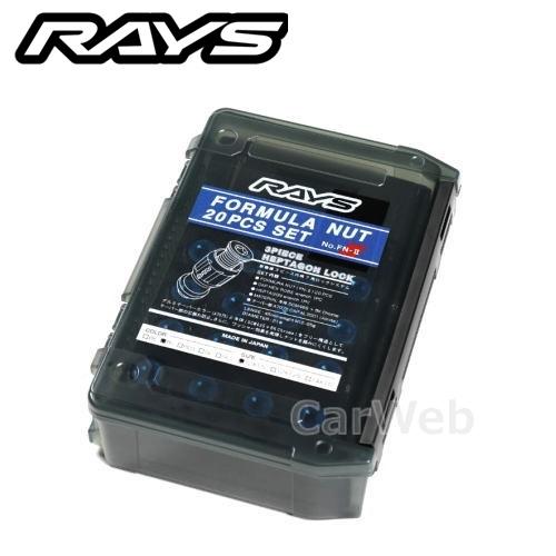 RAYS 7414000012003 フォーミュラナットセット L45 FN-2 M12×1.5 レッド L45 FN M12×1