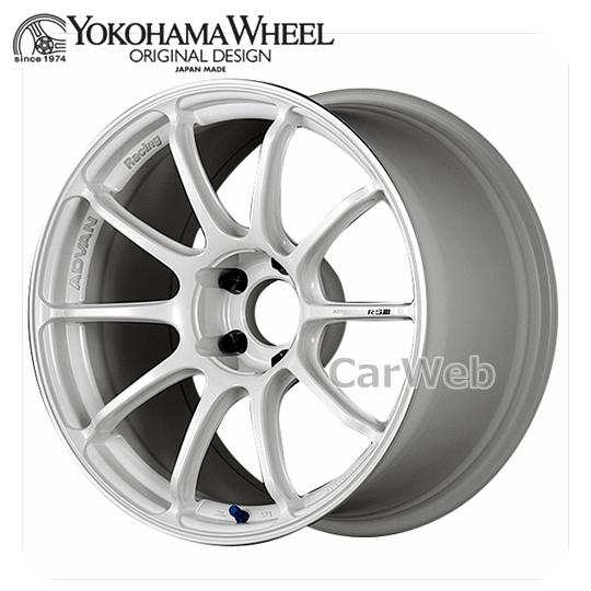 ホイールのみ単品4本セット] ADVAN Racing RSIII 18インチ×8.0J PCD 