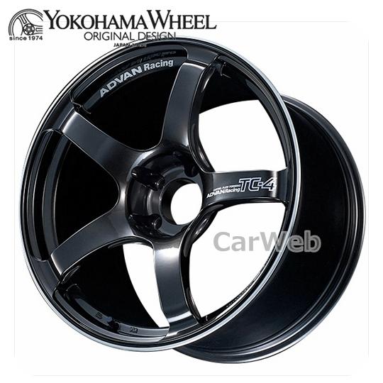 [ホイールのみ単品4本セット] ADVAN Racing TC-4 17インチ×8.0J PCD：100 穴数：4 インセット：35 BGR アドバン レーシング