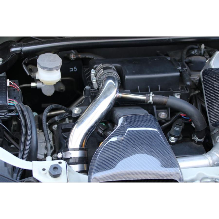 G-monster アルトワークスHA36S用 インテークパイプ ブルー オート