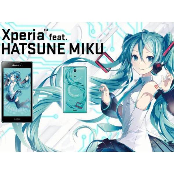 【送料無料！新品未使用】初音ミクコラボモデル！ Xperia feat. HATSUNE MIKU SO-04E docomo  Xi 本体 【白ロム】｜carymo