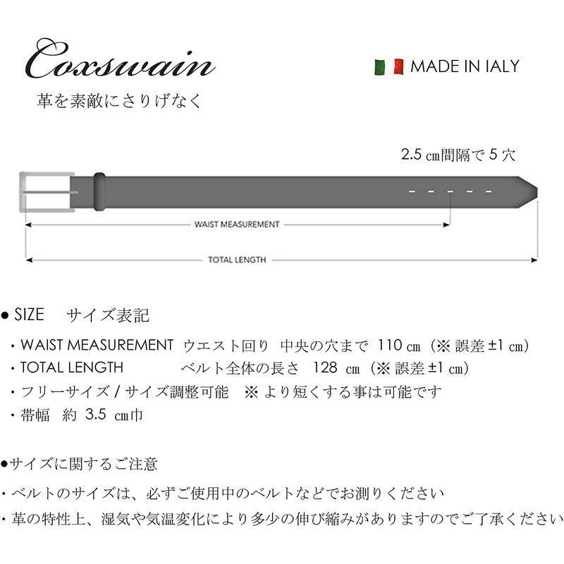 安心発送 本革 ベルト イタリア製 イタリア熟練の職人によるハンドメイド イタリアならではの模様型押し Cw2108 コックスウェイン ダークブラウン ベルト Lifeinlacruz Com