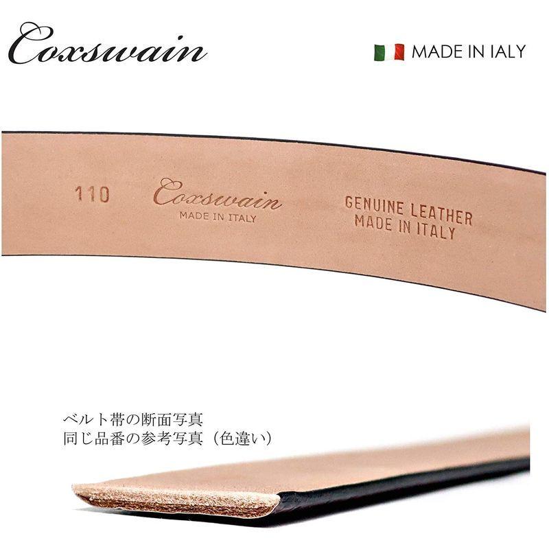 安心発送 本革 ベルト イタリア製 イタリア熟練の職人によるハンドメイド イタリアならではの模様型押し Cw2108 コックスウェイン ダークブラウン ベルト Lifeinlacruz Com