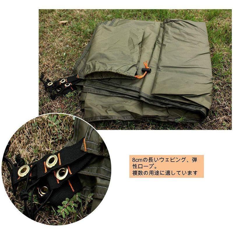 Norther30° テントマット ピクニックマット カーペット軽量防水、耐水圧3000mm 薄い 小さな収納スペース アウトドア、登山、ハ|casa-blanca|06