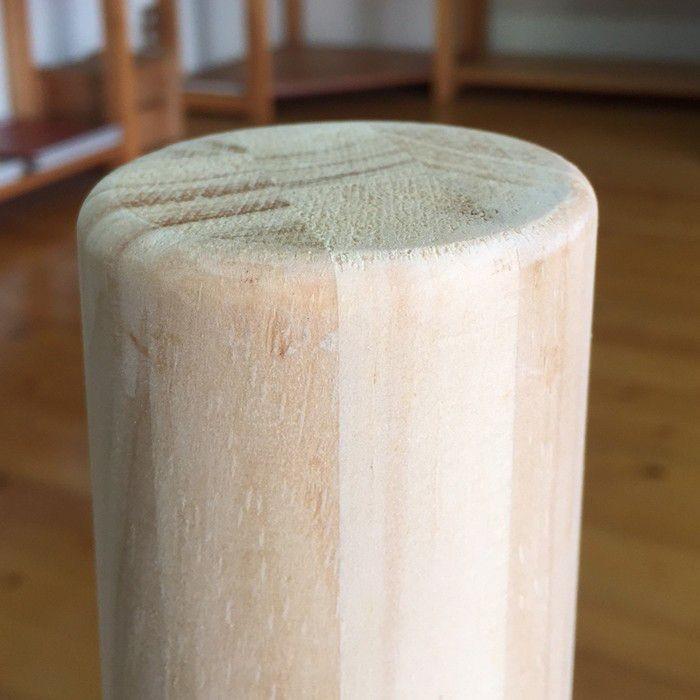 テーブル脚 テーブル用脚 DIY 脚のみ パーツ 木製丸脚 300mm×60φ 4