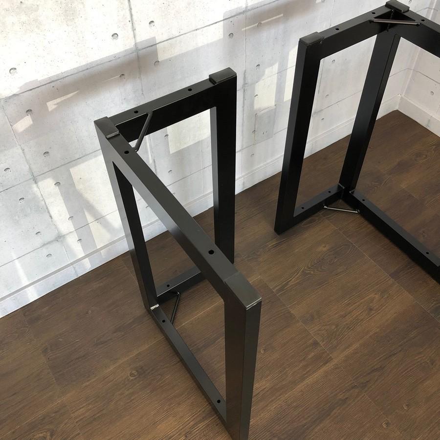 【展示品処分特価】デスク用スチール脚 エル ブラック 展示品処分特価】デスク用スチール脚 エル ブラック