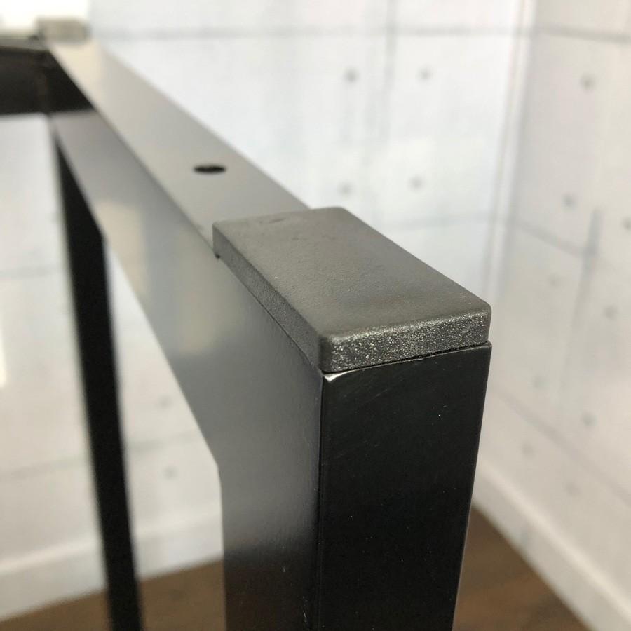 テーブル脚 デスク用脚 DIY 脚のみ パーツ スチール脚 ブラック 