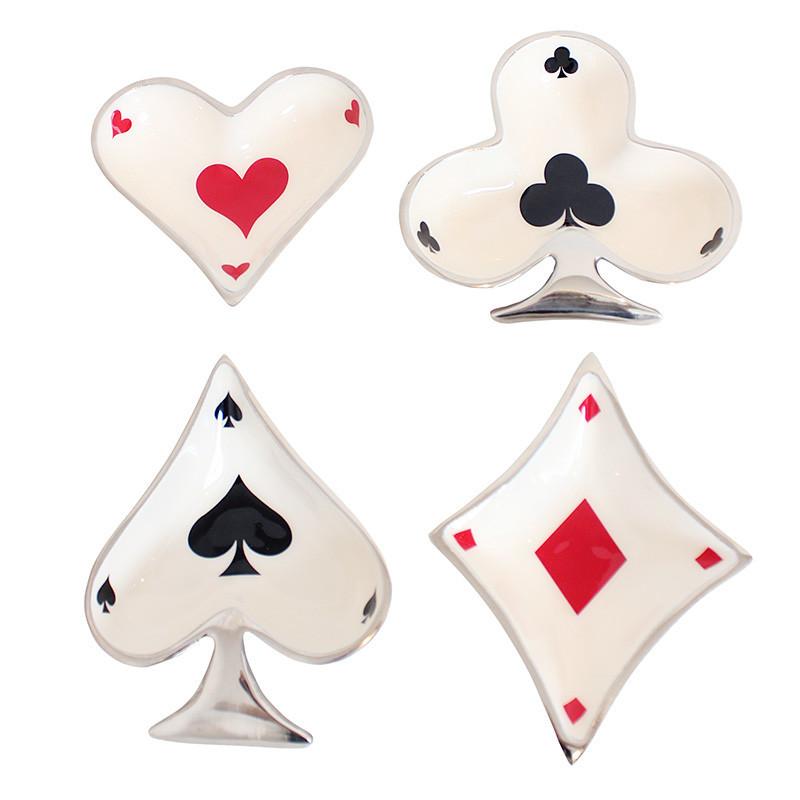 熱販売 お皿 トランプ トレー トレイ 小物入れ プレート ディスプレイ お皿 トランプ トレー トレイ ディスプレイ かわいい 可愛い おしゃれ アンティーク インテリア ジュエリー アクセサリー セット 4枚 小物入れ プレート 整理用品 小物入れ Therapiel Com