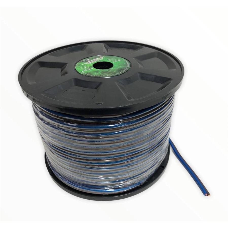 12AWG スピーカーケーブル OFC 12ゲージ/100m 青 / 黒 : Casa Do Som
