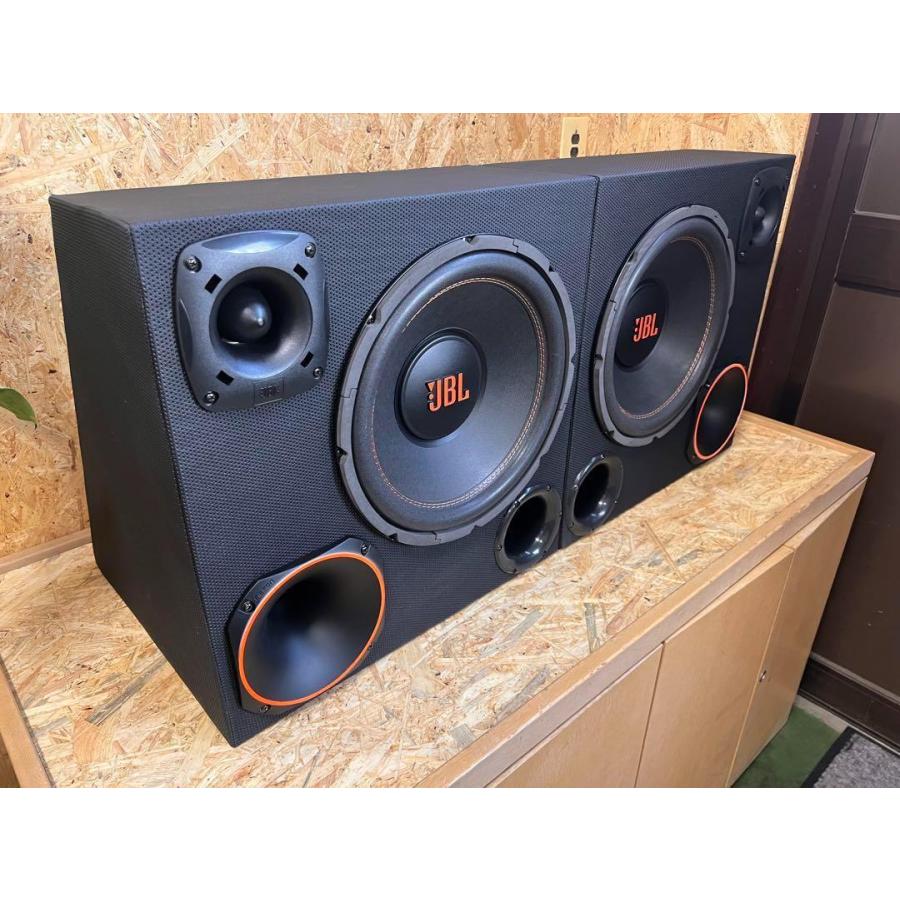 2個セットJBL サブウーファー 12インチウーハーボックス3WAY 外向き　カーオーディオ｜casadosom｜02