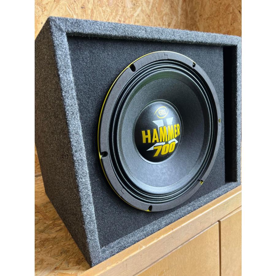 2個セットスピーカーツイーターボックス 12インチウーファーボックス カーオーディオセット