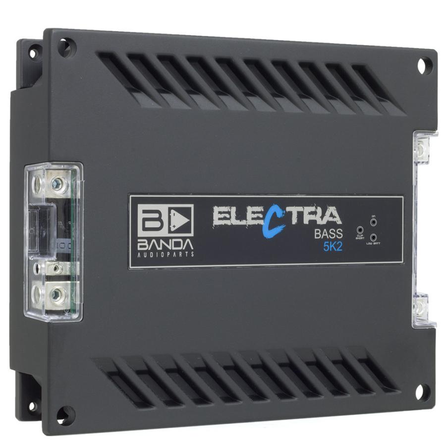 BANDA カーオーディオアンプ1チャンネル5000W ELECTRA BASS 5K2 2Ω 