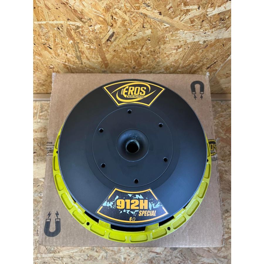 1発 EROS E912H ミッドレンジ スピーカー 12インチ 6Ω 1800W : Casa Do 