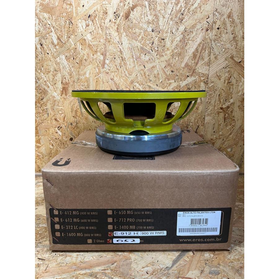 1発 EROS E912H ミッドレンジ スピーカー 12インチ 6Ω 1800W : Casa Do
