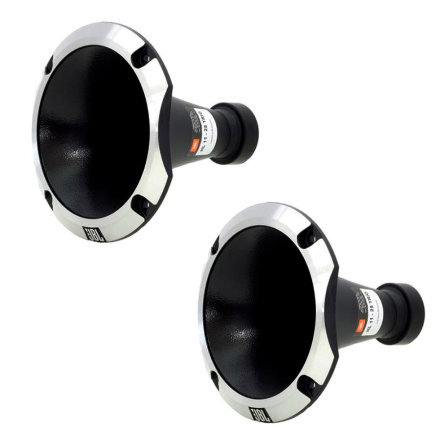 2個セット JBL アルミホーン 1インチ スクリュータイプ 黒 HL11-25