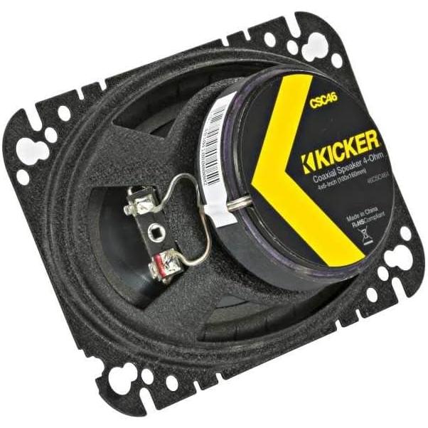 KICKER CSC46 4×6インチ (10x16cm ) コアキシャル スピーカー 2way